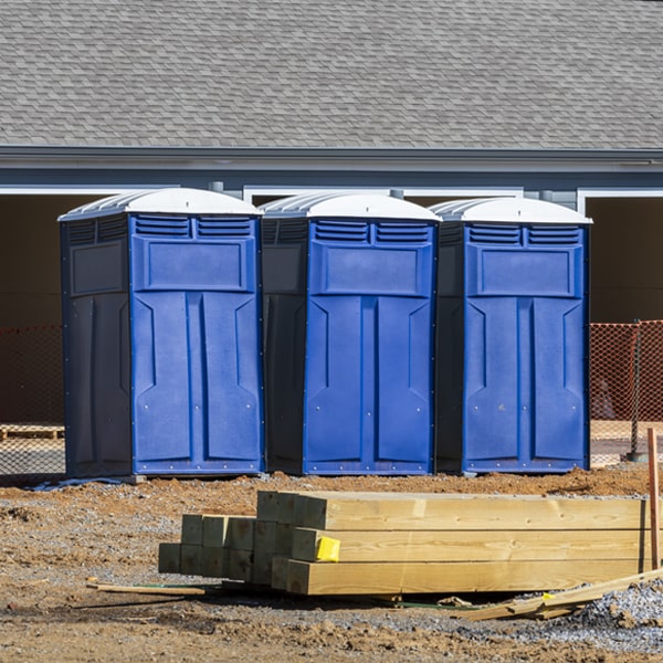 are there any restrictions on what items can be disposed of in the portable restrooms in Chattanooga Valley GA